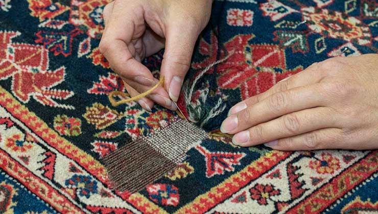 قالیشویی خوشنام-ترمیم فرش