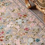 شستشوی فرش گل ابریشم - قالیشویی خوشنام
