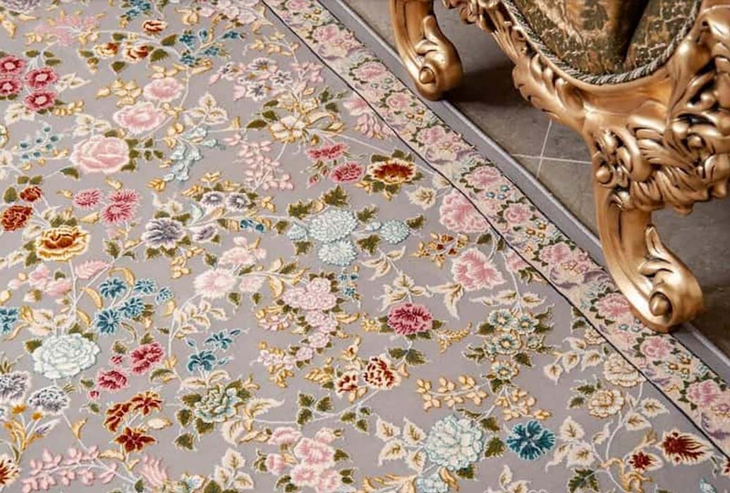 شستشوی فرش گل ابریشم - قالیشویی خوشنام