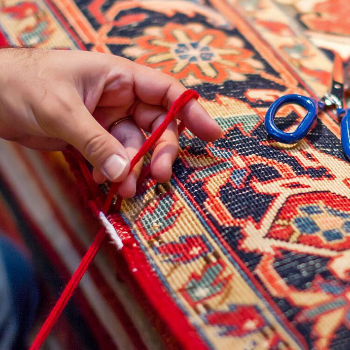 شیرازه نامناسب در فرش چه تاثیری میگذارد؟ - قالیشویی خوشنام